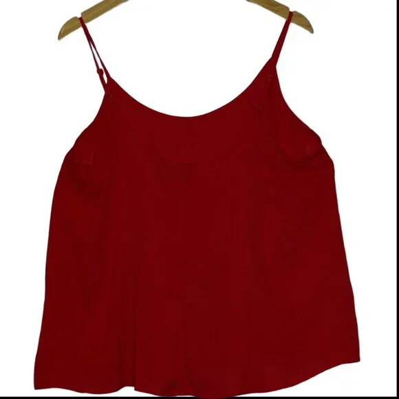 JLO Jennifer Lopez V neck Sparkle Sheer Sweater w/APT Red Cami Both XL - Picture 13 of 16